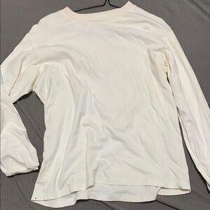 Classic White Long Sleeve Top